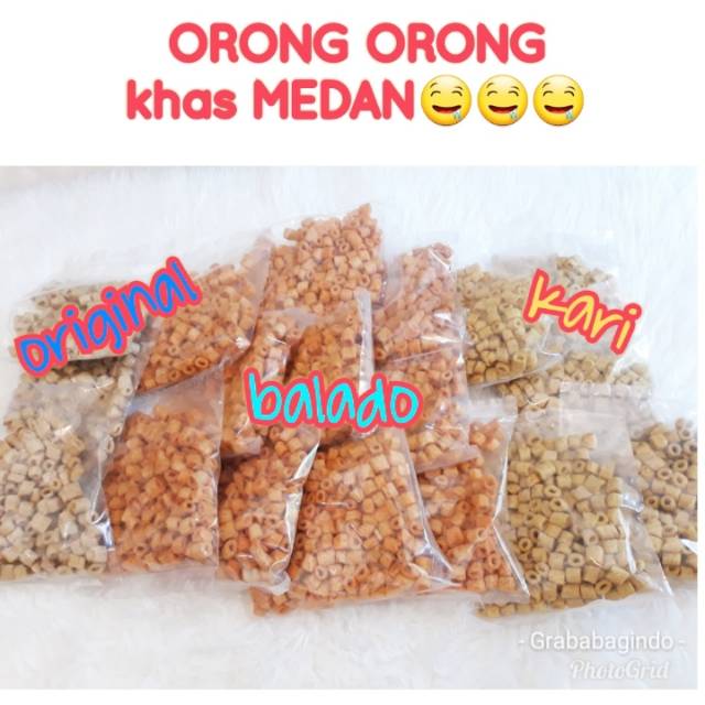 

KRUPUK SEMPRONG / ORONG ORONG KHAS MEDAN RASA ORIGINAL / BALADO / CABE RAWIT / KARI 500 gr .