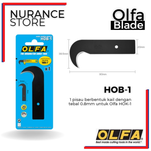 

REFILL BLADE OLFA HOB-1 UNTUK CUTTER OLFA HOK-1