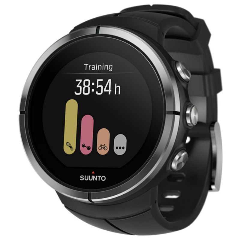 Jam Tangan Pria Suunto Spartan Ultra Black HR Digital Rubber Original Murah