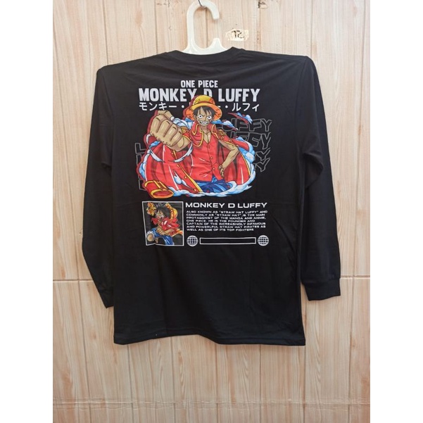 T-SHIRT LENGAN PANJANG ONE PIECE LUFFY