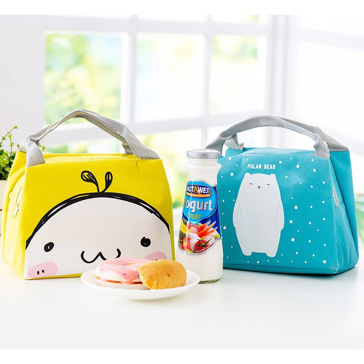 Grosir - T512 Tas Bekal Karakter / Cooler Lunch Bag / Perlengkapan Bekal Anak Sekolah / Tempat Bekal