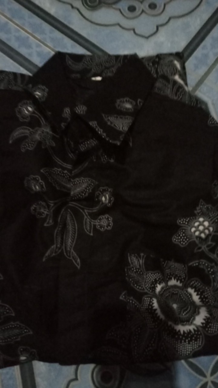 Bswart Hrb026 Kenongo Hem Pendek Padi Pekalongan M L Xl Batik Pria Murah Modern