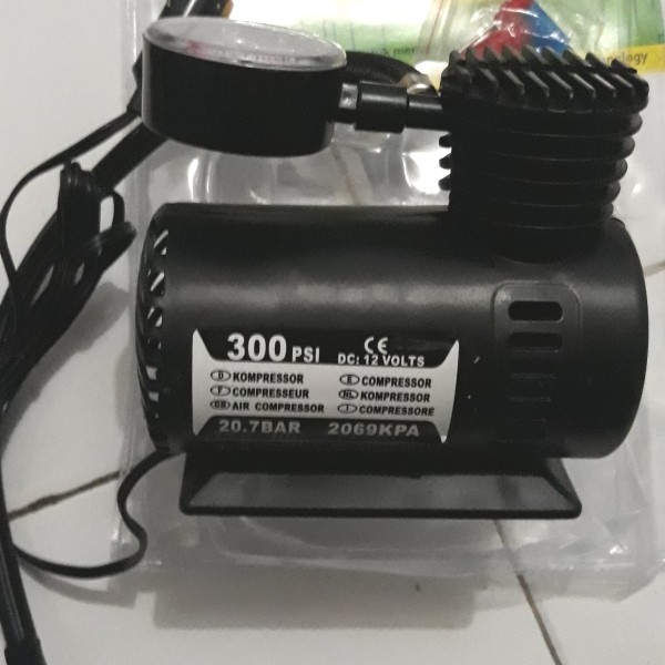 [BISA COD] Mini Air Compressor / kompresor pompa angin ban mobil Nankai KOMPRESOR MINI POMPA BAN MOB