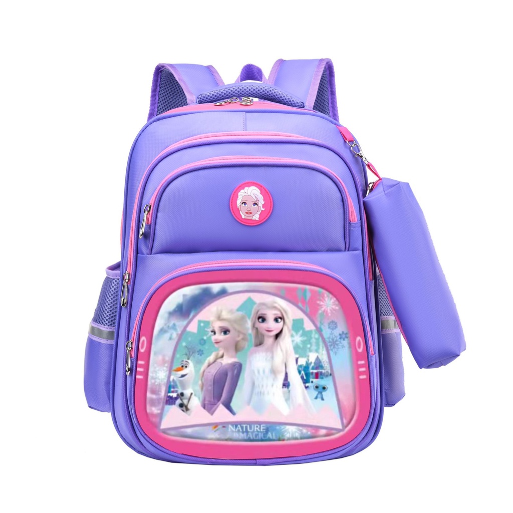 SMARTGIRL NEW TAS RANSEL ANAK SEKOLAH CEWEK COWOK IMPORT UNTUK ANAK SD 2IN1 00280-00282