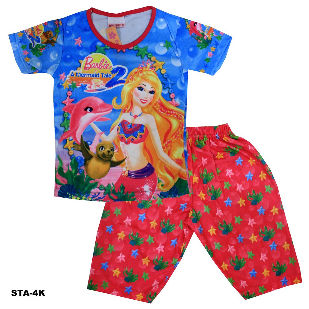 Setelan Baju Tidur Barbie Mermaid Tale STA4K