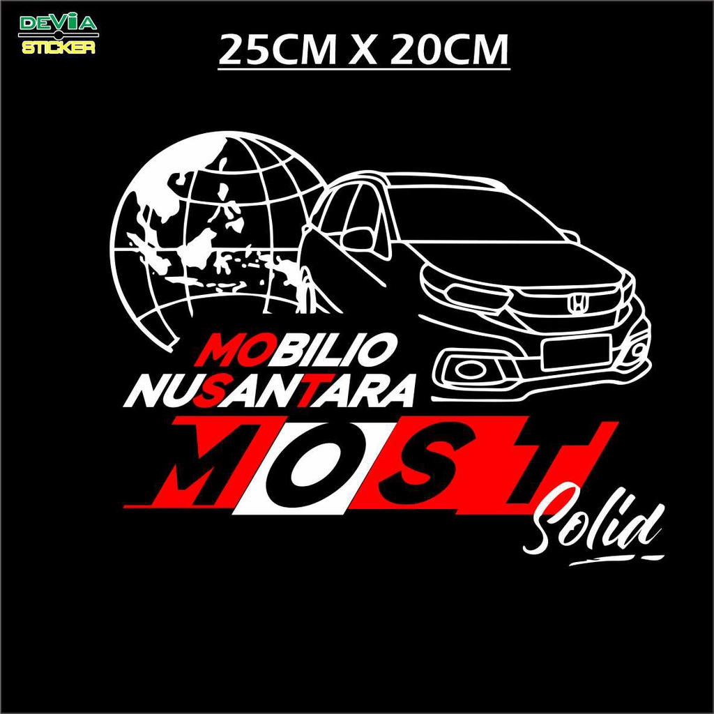 STIKER CUTTING STICKER MOST MOBILIO