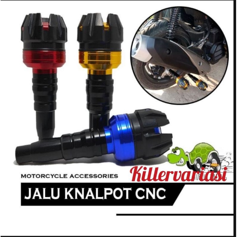 Jalu knalpot penahan knalpot dan body frame slider nmax aerox Vario 125 Vario 150 dll