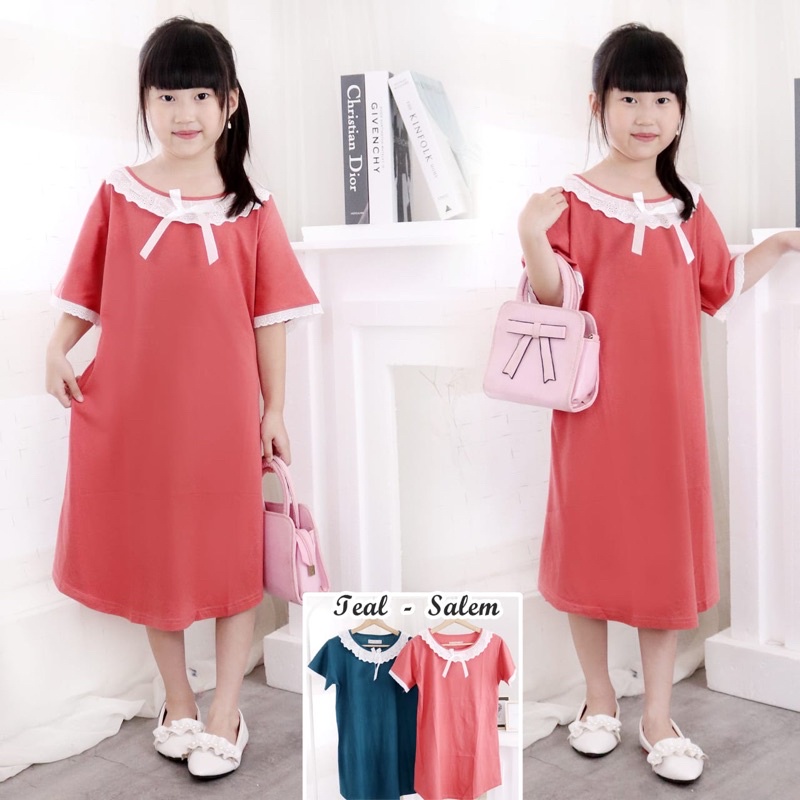 Kaos Daster Anak Renda Korea