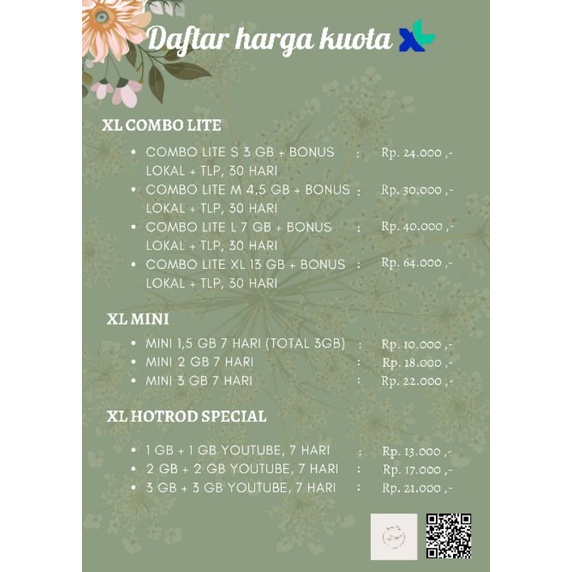 PAKET DATA KUOTA XL DI JAMIN KUOTA LANGSUNG MASUK TANPA PERLU SCAN VOUCHER