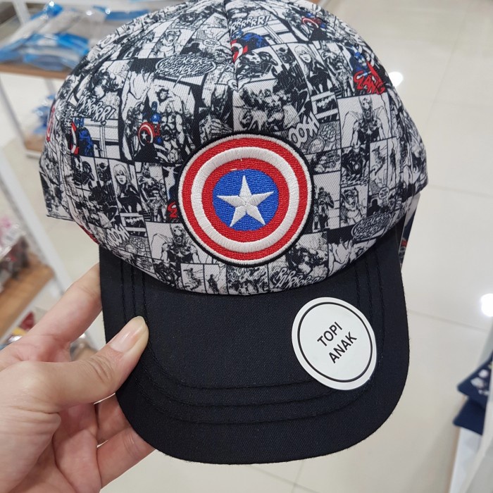 Topi anak Marvel Captain America Nevada Original Disney
