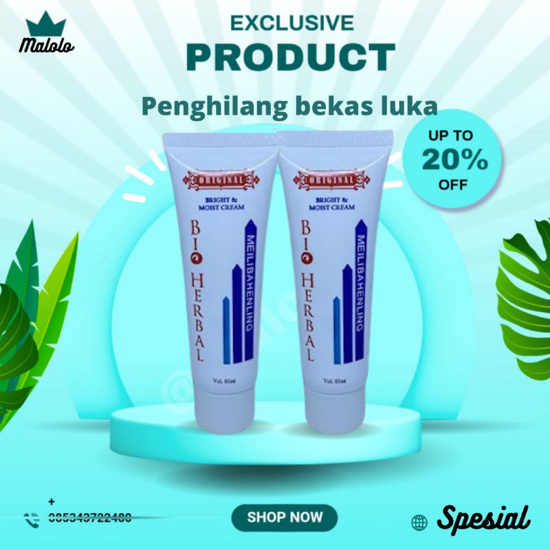 Bio herbal penghilang bekas luka koreng