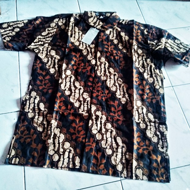 Size M L Xl Xxl Xxxl Bswart Batik Hrb026 Kenongo Hem Pendek Padi Pekalongan M L Xl Batik Pria Murah