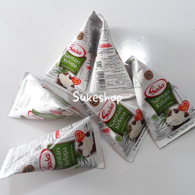 

Santan Kelapa Cair Sasa 65ml Sukeshop