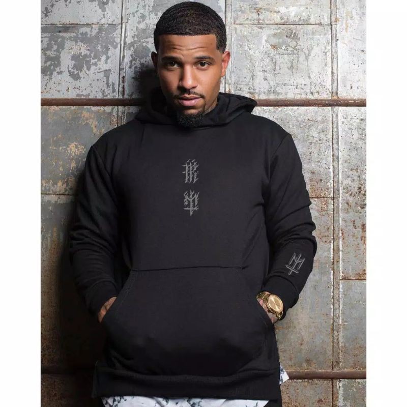 JAKET SWEATER HOODIE MATERNAL DISASTER BASIC HITAM