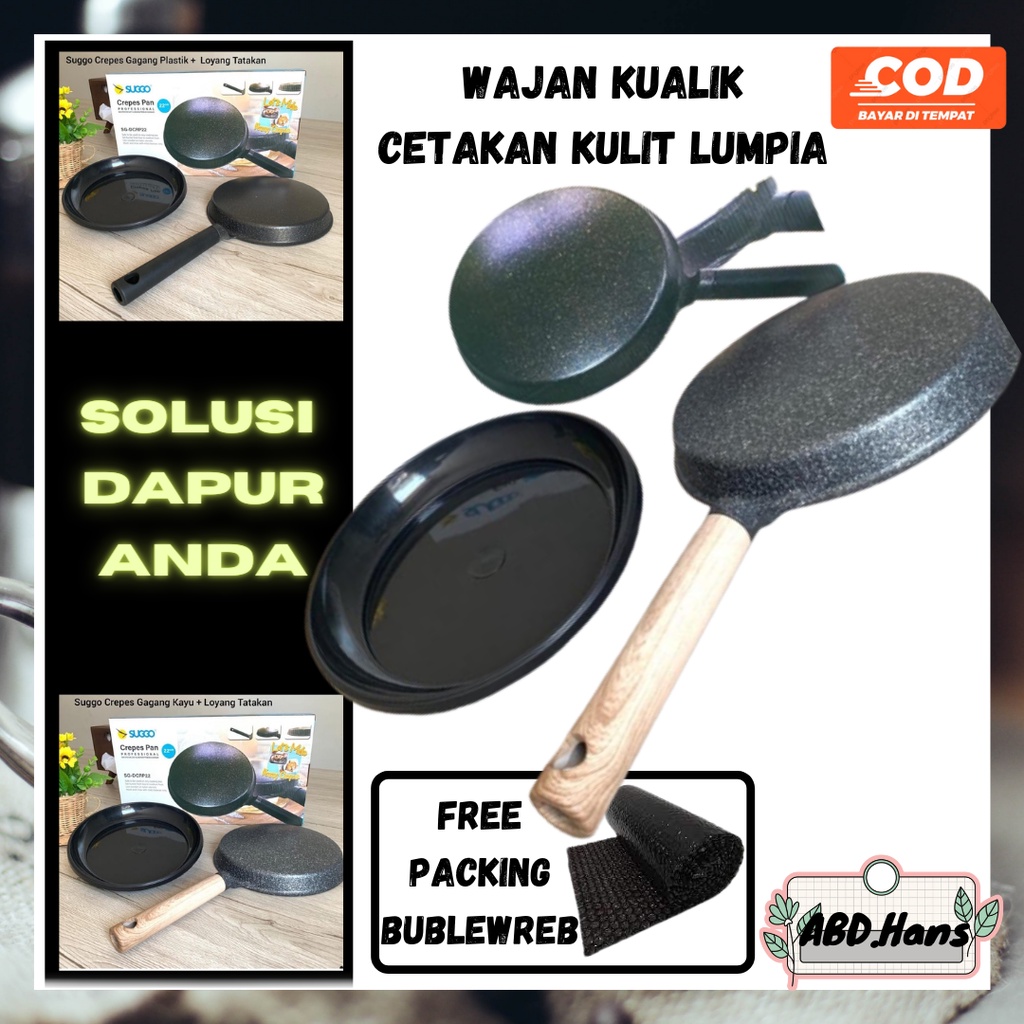 (Hans) wajan kualik Cetakan kulit Lumpia Risoles Kue Darling - Darlung Dadar Gulung Dadar Guling Sug