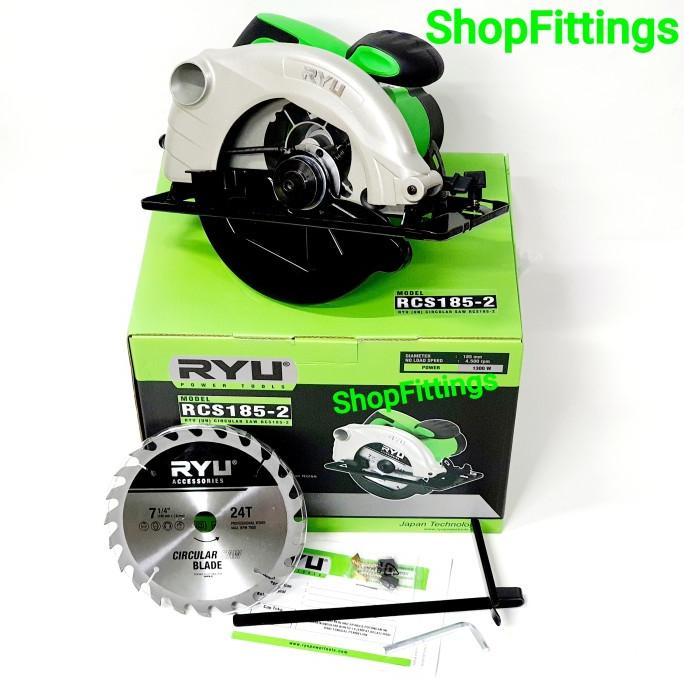 Ryu Circular Saw 7" Circle Gergaji Sirkel Potong Kayu 185 2 Rcs 185 1 Termurah