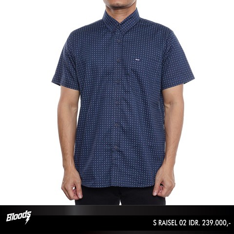 Kemeja Distro Tangan Pendek S RAISEL 02 BLOODS Original