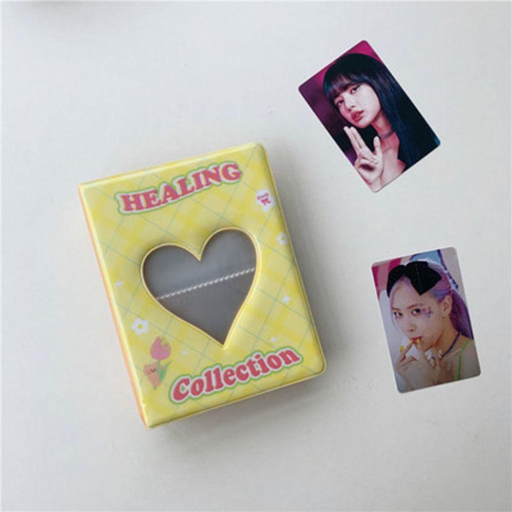 [Elegan] Album Foto Kawaii Heart Bear Idol Album ID Holder Binder Album Kartu Nama Kpop Card Binder