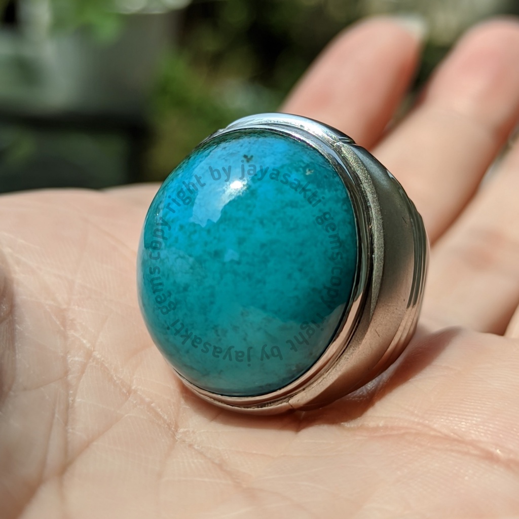 Natural Batu Akik Bacan Palamea Kristal Tembus  BPM02