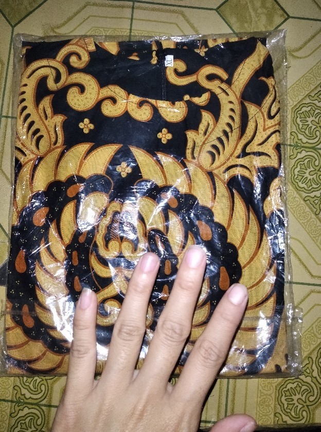 Batik Couple Keluarga Sania Ruffle Ori Ndoro Jowi Dnt Gurita Kuning