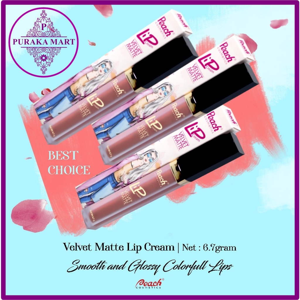 PEACH LIP CREAM VELVET MATTE