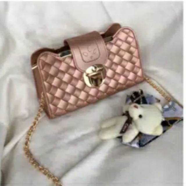 Tas import rose gold