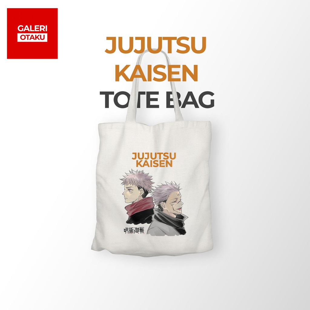 SUKUNA TOTE BAG KANVAS JUJUTSU KAISEN / ITADORI YUUJI / SUKUNA / MERCHANDISE ANIME