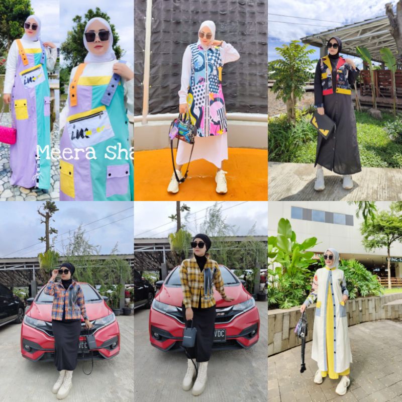 new koleksi Gamis Meera Prod by Meera ori