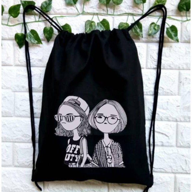 YA 444 - StringBag Terlaris / Tas Serut KPOP