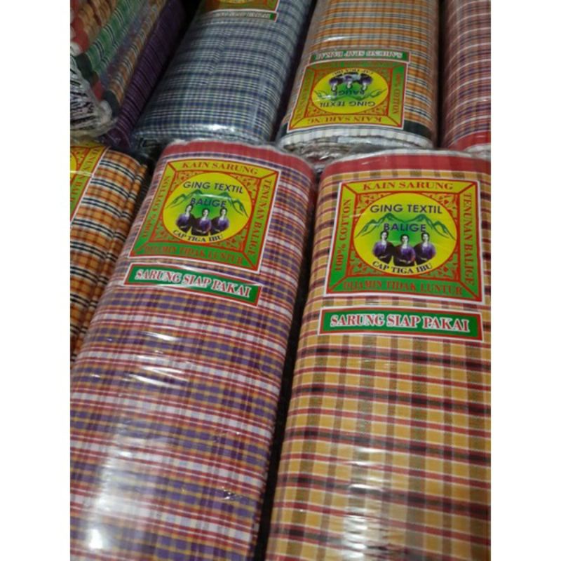 SARUNG TENUN BALIGE CAP TIGA IBU ORIGINAL