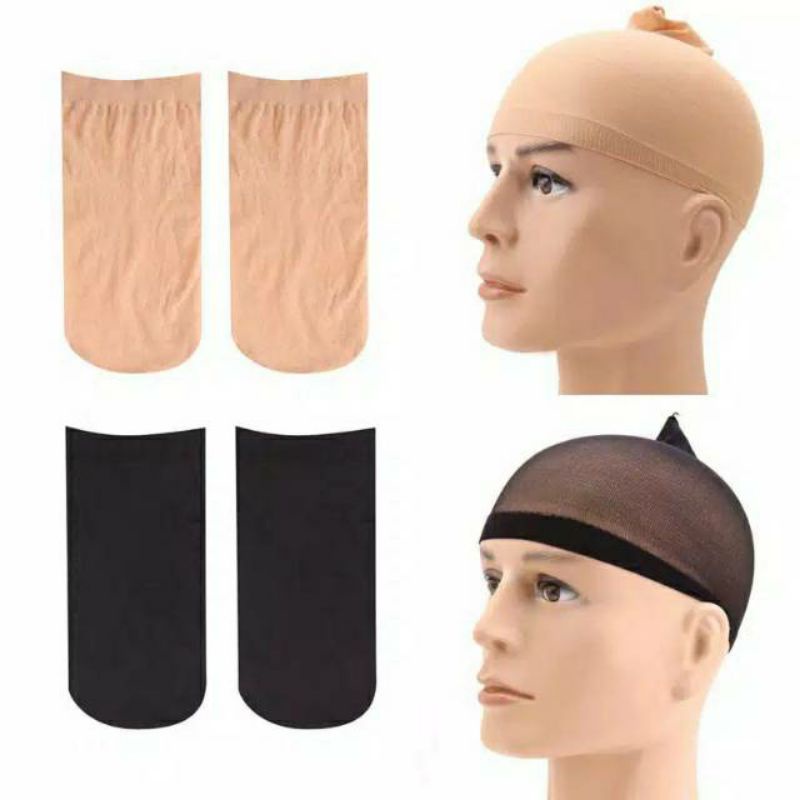 Wig Cap Hairnet untuk Pakai Wig Model Stoking Tanpa Kemasan