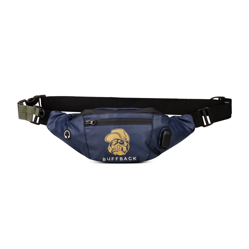 Waistbag Buffback Usb Waterproof Premium Angry Bear