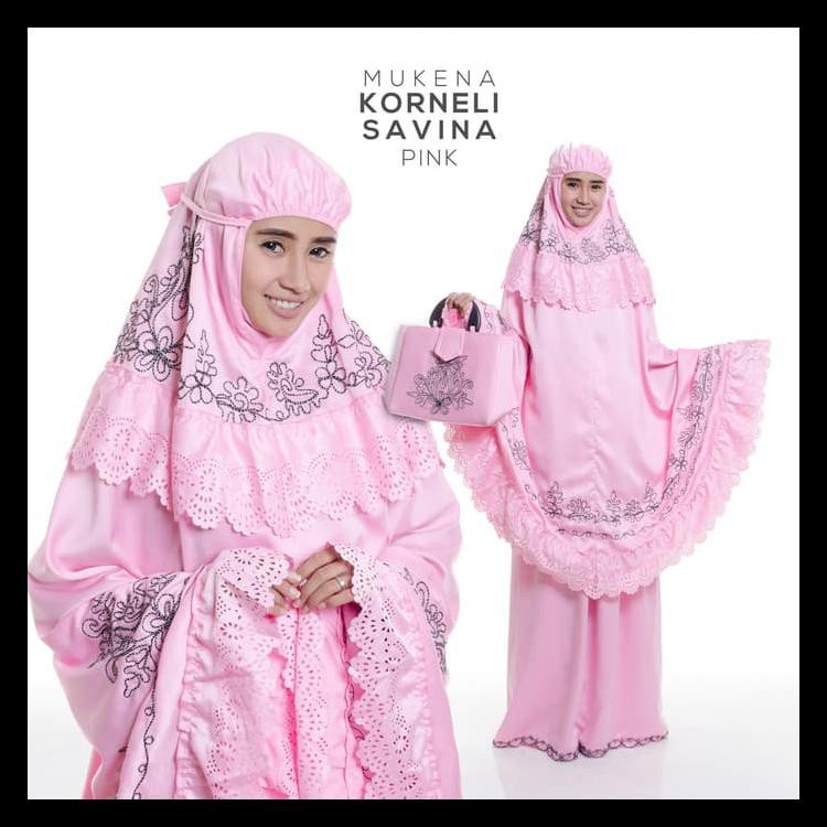MUKENA DEWASA SAVINA PINK