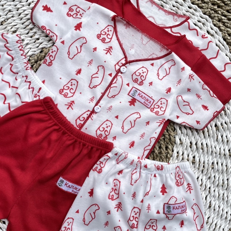 3 PCS Baju Bayi Lengan Pendek + Celana Pendek Bayi Baru Lahir Baju Bayi Setelan Warna Kuning Celana Bayi Newborn Hampers Bayi Hadiah Lahiran Bayi DNW BABY