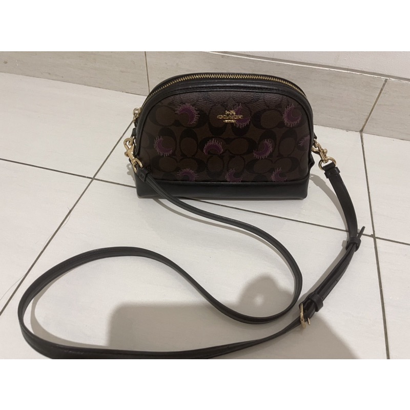 preloved coach dome crossbody bag