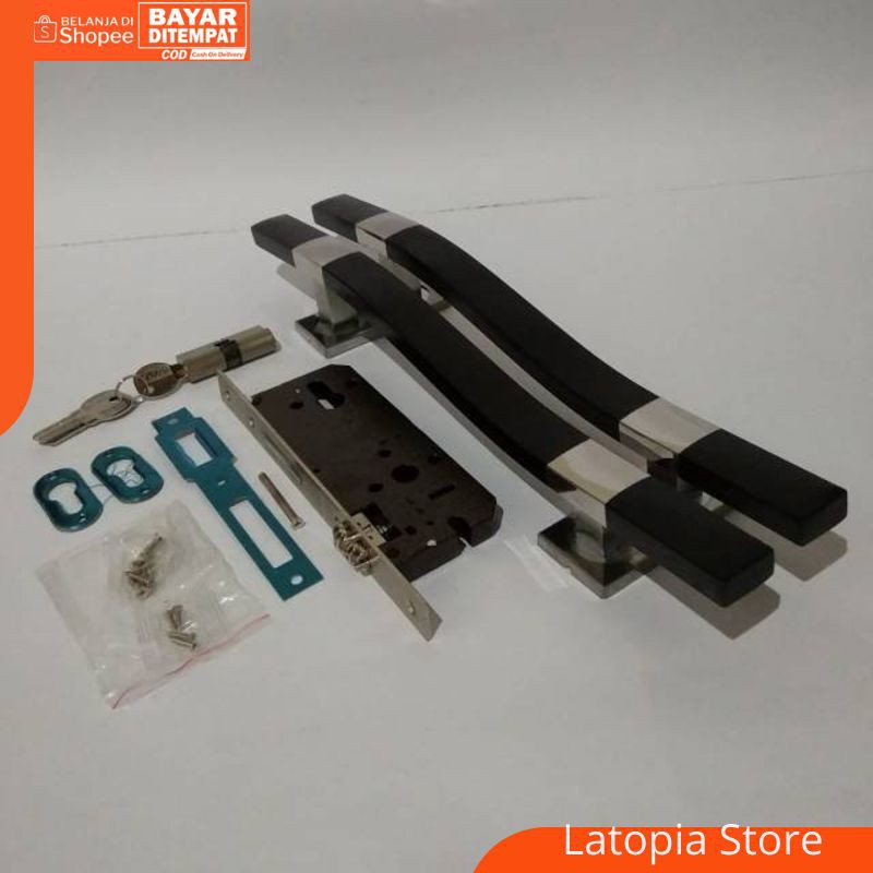 Produk terbaik Handle pintu rumah tarikan pintu minimalis kunci set