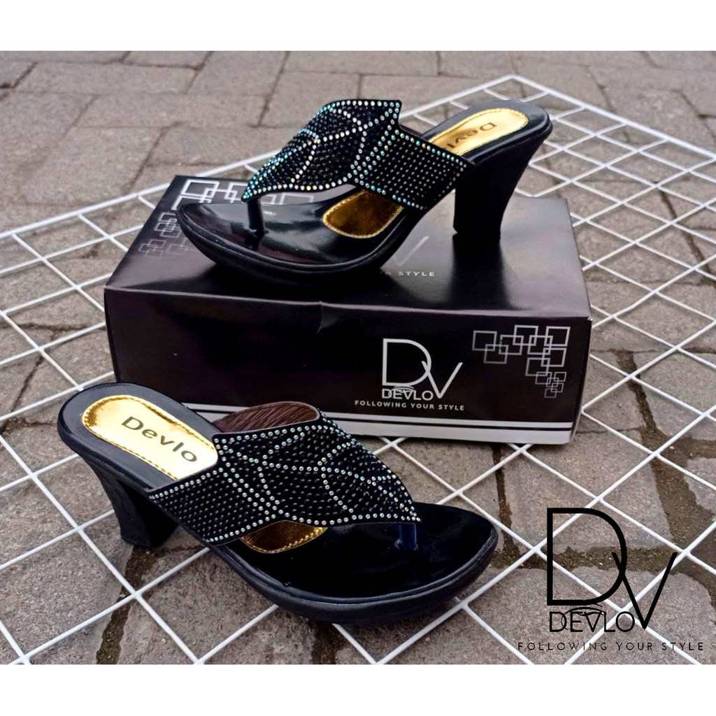 High Heels Wanita Slop Original Sandal Wanita Terbaru