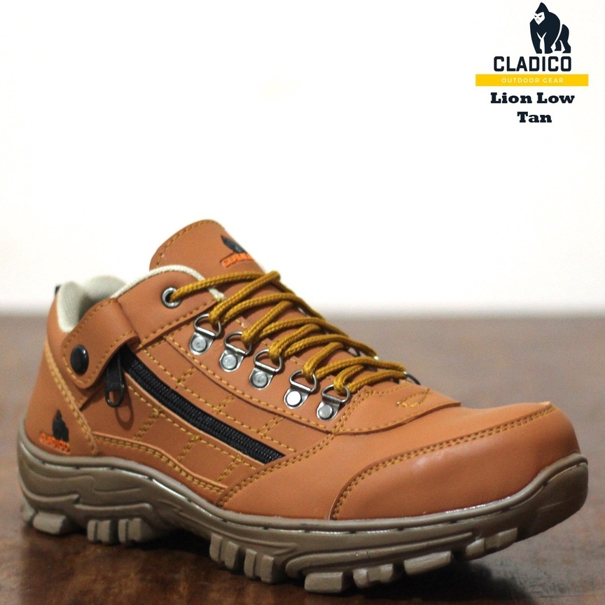 Sepatu Safety Pria Original Cladico Lion Low Proyek Kerja Lapangan Ujung Besi Ready 39-43