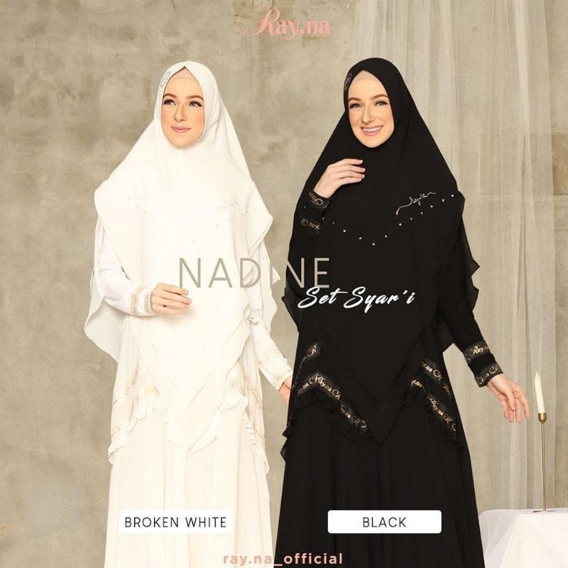 Nadine set syari by Rayna siap kirim