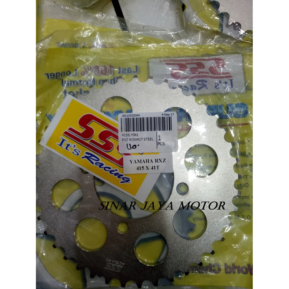 Gear Gir SsS Belakang QQ B-45 415 x 41 (Rx King / Fiz R / Jupiter Z/Vega/ MX