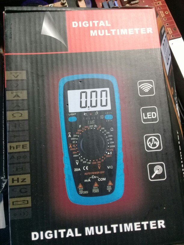 Multitester Digital Avometer Digital Multi Tester Dt9205a+ Multimeter