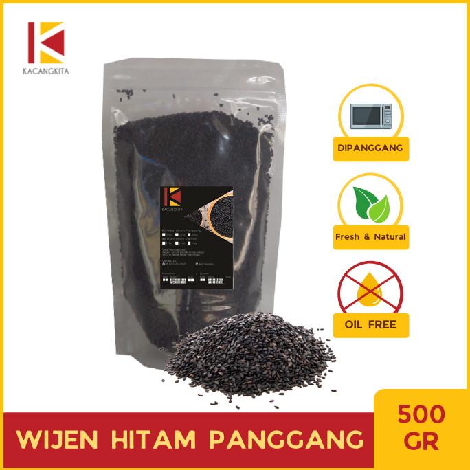 

Biji Wijen Hitam Panggang - Roasted Black Sesame Seed 500gr