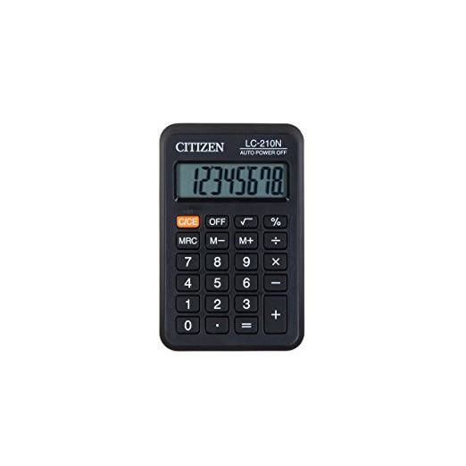 Kalkulator Kecil Saku plus Sarung Tempat / SLD-200N CT-200N LC-210N LC 110 N / Pocket Calculator