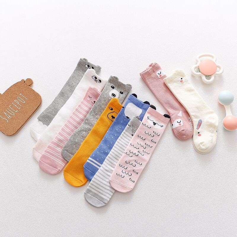 INFY - R150 Kaos Kaki ANTI SLIP Anak Bayi Panjang Motif Lucu Kaus Kaki Fashion Korea Import Murah