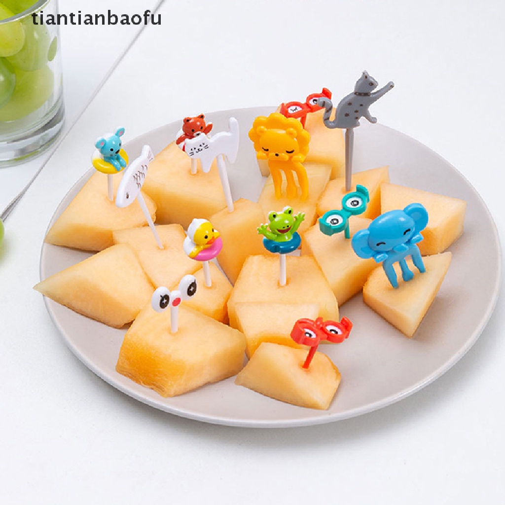 Garpu Tusuk Gigi Buah Sayuran Bento Crockery Mini Untuk Balita Anak