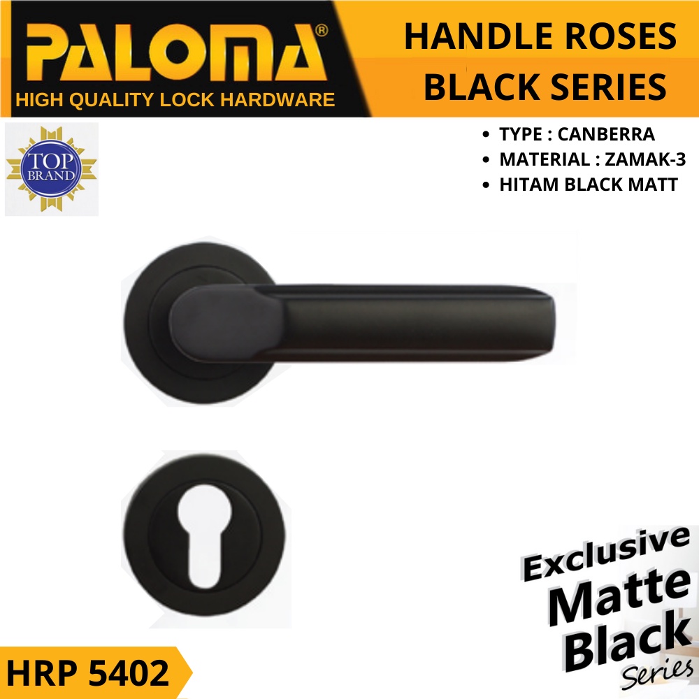 HandleRoses PALOMA HRP 5402 MATT BLACK SERIES HITAM