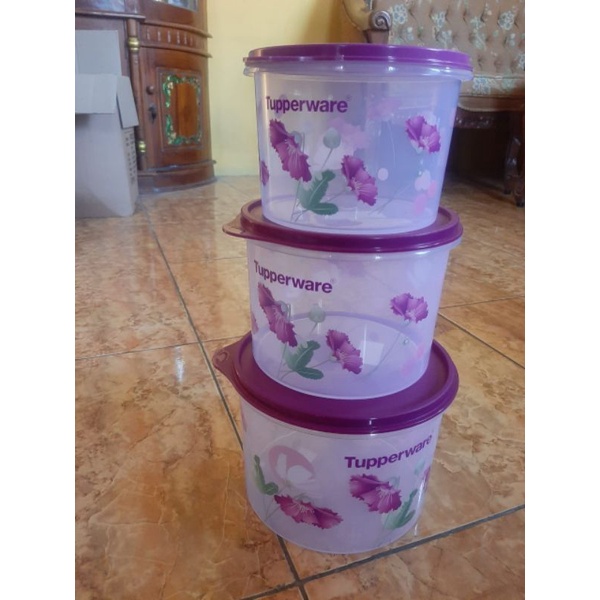 DAISY CANISTER / TOPLES LEBARAN ORI TUPPERWARE
