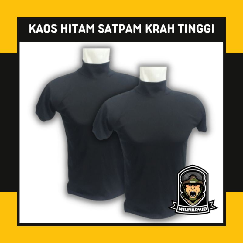 KAOS DALAM SECURITY / KAOS HITAM SATPAM / KAOS KRAH TINGGI / SATPAM / POLISI / TACTICAL / SECURITY