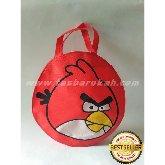 

Tas Ultah | Tas Ulang Tahun Anak Angry Bird Model Jinjing | Goodie Bag