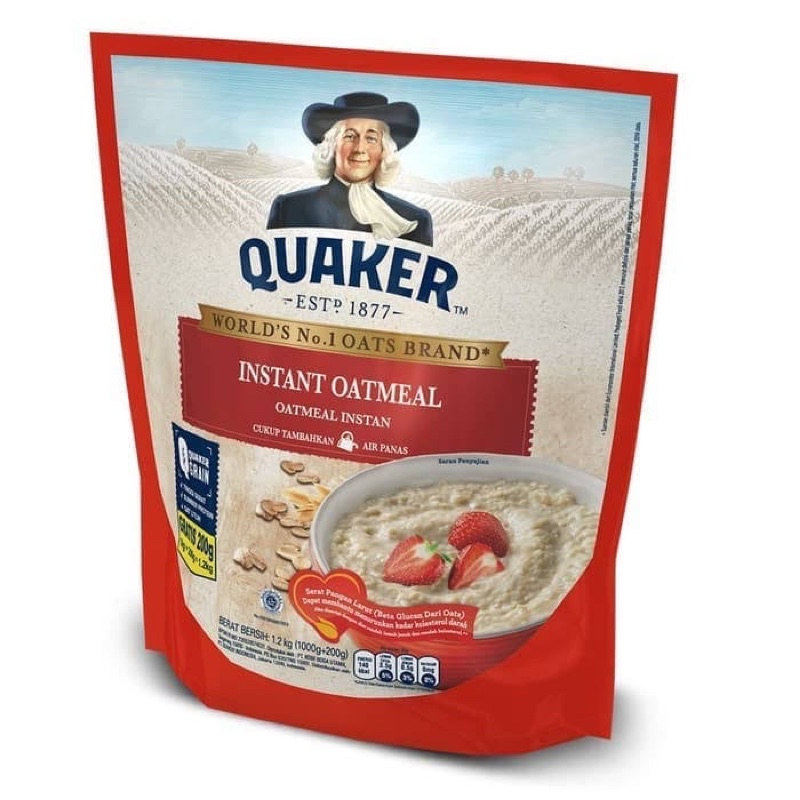 

Quaker Oatmeal Instant 1,2kg Instant Oatmeal